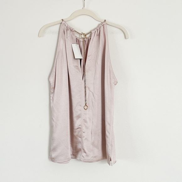 A.L.C. Daphne Chain Blouse Pink Size 4 NWT - Picture 3 of 4